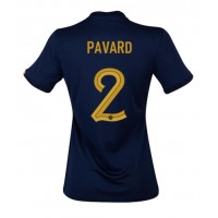 Koszulka piłkarska Francja Benjamin Pavard #2 Strój Domowy dla kobiety MŚ 2022 tanio Krótki Rękaw